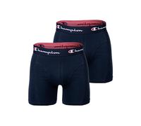 Boxershorts CHAMPION "Boxershort 2er Pack", Herren, Gr. XXL, blau (marine), Obermaterial: 95% Baumwolle CO. 5% Elasthan EL., Unterhosen (98884325-XXL) marine