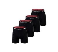 Boxershorts CHAMPION "Boxershort 4er Pack", Herren, Gr. M, schwarz, Obermaterial: 95% Baumwolle CO. 5% Elasthan EL., Unterhosen (33240063-M) schwarz