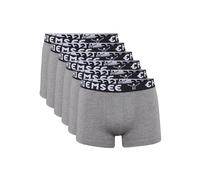 Boxershorts CHIEMSEE "Boxershort 4er Pack", Herren, Gr. M, grau, Obermaterial: 95% Baumwolle CO. 5% Elasthan EL., Unterhosen (12440148-M) grau