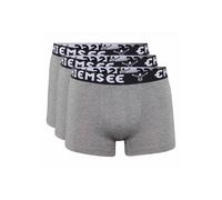 Boxershorts CHIEMSEE "Boxershort Boxer Briefs, Regular Fit 3P 3er Pack", Herren, Gr. L, grau, Obermaterial: 95% Baumwolle CO. 5% Elasthan EL., Unterhosen (18442404-L) grau