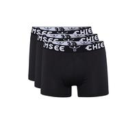 Boxershorts CHIEMSEE "Boxershort Boxer Briefs, Regular Fit 3P 3er Pack", Herren, Gr. L, schwarz, Obermaterial: 95% Baumwolle CO. 5% Elasthan EL., Unterhosen (24947346-L) schwarz