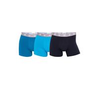 Boxershorts CR7 "Boxershort 3er Pack", Herren, Gr. M, blau (türkis, schwarz), Obermaterial: 95% Baumwolle CO. 5% Elasthan EL., Unterhosen (12613611-M) türkis, schwarz