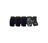 Cristiano Ronaldo CR7 Cr7 Boxershorts, 4er Pack Camouflage, Trunks, Cotton Stretch, Logobund für Herren - S