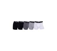 Boxershorts CR7 "Boxershort 5er Pack", Herren, Gr. XXL, bunt (schwarz, grau, weiß), Obermaterial: 95% Baumwolle CO. 5% Elasthan EL., Unterhosen (13349155-XXL) schwarz, grau, weiß