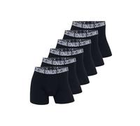 Boxershorts CR7 "Boxershort 6er Pack", Herren, Gr. S, schwarz, Obermaterial: 95% Baumwolle CO. 5% Elasthan EL., Unterhosen (41282039-S) schwarz