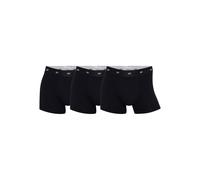 CR7 Herren Boxershorts, 3er Pack - Bambus-Viskose,Trunks, Cotton Stretch, Logobund Schwarz L