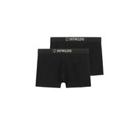 Boxershorts DSTREZZED "Boxershort Chaplin 2 Pack Boxers Bamboo Blend 2er Pack", Herren, Gr. XL, schwarz, Obermaterial: 50% Baumwolle CO. 45% Viskose CV. 5% Elasthan EL., Unterhosen (65512018-XL) schwa