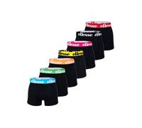 Boxershorts ELLESSE "Boxershort YEMA 7 Pack Boxer Shorts 7er Pack", Herren, Gr. 4XL, bunt (schwarz, multi), Obermaterial: 95% Baumwolle CO. 5% Elasthan EL., Unterhosen (47062735-4XL) schwarz, multi