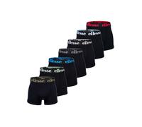 Boxershorts ELLESSE "Boxershort YEMA 7 Pack Boxer Shorts 7er Pack", Herren, Gr. L, bunt (schwarz, bunt), Obermaterial: 95% Baumwolle CO. 5% Elasthan EL., Unterhosen (94261012-L) schwarz, bunt