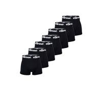ellesse Herren Boxer Shorts, 7er Pack - Yema 7 Pack Boxer Shorts, Logo, Cotton Stretch Schwarz / S S Schwarz