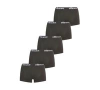 Boxershorts ELLESSE, Herren, Gr. 164 (14), 5 Stk., schwarz, Obermaterial: 95% Baumwolle, 5% Elasthan, Unterhosen (13450542-164) schwarz