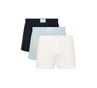 Boxershorts ELLESSE "Web-Boxershorts LABOTTE BOXER SHORT 3P 3er Pack", Herren, Gr. M, bunt (schwarz, weiß, blau), Obermaterial: 100% Baumwolle CO., Unterhosen (59672816-M) schwarz, weiß, blau