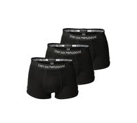 Boxershorts EMPORIO ARMANI "Boxershort 3er Pack", Herren, Gr. S, schwarz, Obermaterial: 100% Baumwolle CO., Unterhosen (81893126-S) schwarz