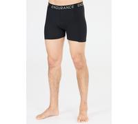 Boxershorts ENDURANCE "Burke", Herren, Gr. XL, 6 Stk., schwarz, 95% Baumwolle, 5% Elasthan, unifarben, Unterhosen, im praktischen 6er-Pack (64057857-XL) schwarz