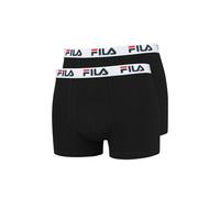 Boxershorts FILA "Boxershort 2er Pack", Herren, Gr. M, schwarz, Obermaterial: 95% Baumwolle CO. 5% Elasthan EL., Unterhosen (84280637-M) schwarz