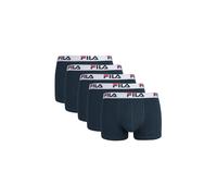 Fila Herren Boxershorts FU5016 Urban – 5er-Pack, Cotton Stretch, Logobund, Blau L