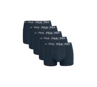 Fila Boxershorts 5er Pack – Logobund, Cotton Stretch – Herren Blau M