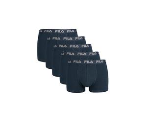 Boxershorts FILA "Boxershort 5er Pack", Herren, Gr. XXL, blau, Obermaterial: 95% Baumwolle CO. 5% Elasthan EL., Unterhosen (96954217-XXL) blau