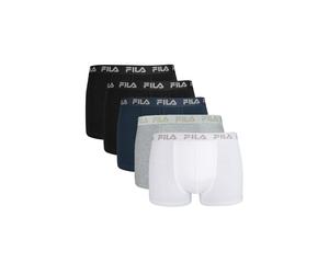 Boxershorts FILA "Boxershort 5er Pack", Herren, Gr. XXL, bunt (mehrfarbig), Obermaterial: 95% Baumwolle CO. 5% Elasthan EL., Unterhosen (84557756-XXL) mehrfarbig
