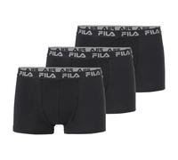 Fila 3er-Set Boxershorts in Schwarz - Größe S | Herren Waesche