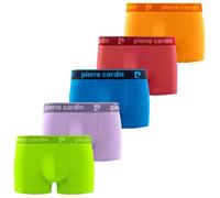 Boxershorts für Herren, Baumwolle, natürliche und hypoallergene Boxershorts (5 Stück), Türkis/Grün/Violett/Orange/Rot, M