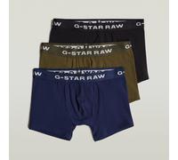 G-star D23774-d516 Boxershorts 3 Einheiten 2XL Dark Black / Imperial Blue / Shadow Olive