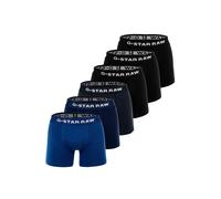 G-STAR RAW Herren Boxershorts, 6er Pack - Boxer Briefs, Cotton Stretch Schwarz/Blau L