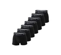 Boxershorts GANT "Boxershort 7er Pack", Herren, Gr. XXXL, schwarz, Obermaterial: 95% Baumwolle CO. 5% Elasthan EL., Unterhosen (82777108-XXXL) schwarz