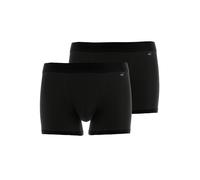 Boxershorts GÖTZBURG "Boxershort 2er Pack", Herren, Gr. L, schwarz, Obermaterial: 95% Baumwolle CO. 5% Elasthan EL., Unterhosen (26817767-L) schwarz