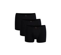 Boxershorts GÖTZBURG "Boxershort 3er Pack", Herren, Gr. M, schwarz, Obermaterial: 95% Baumwolle CO. 5% Elasthan EL., Unterhosen (84311162-M) schwarz