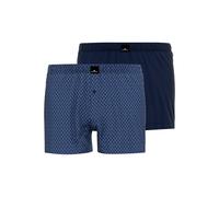 Götzburg Single-Jersey Herren-Boxershorts im 2er-Pack blau 9