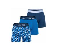 Boxershorts HAPPY SHORTS "Boxershort 3er Pack", Damen, Gr. L, bunt (camouflage blau), Obermaterial: 95% Baumwolle CO. 5% Elasthan EL., Unterhosen (54526364-L) camouflage blau