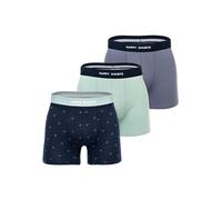 Happy Shorts Herren Boxer Shorts, 3er Pack - Retro Jersey, Logobund M Mehrfarbig
