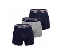 Happy Shorts 3er-Set: Boxershorts in Dunkelblau - 66% | Größe S | Herren Waesche