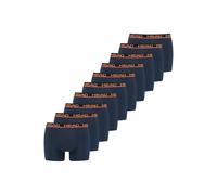Boxershorts HEAD "Boxershort HEAD BASIC BOXER 10P ECOM 10er Pack", Herren, Gr. M, blau (dunkelblau), Obermaterial: 95% Baumwolle CO. 5% Elasthan EL., Unterhosen (54173718-M) dunkelblau