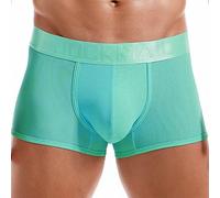 Boxershorts Herren Fit Unterhosen Männer Baumwolle Mehrfarbig Basic Viereck-Hose Herren Retro Boxershorts Unterhosen Unterhosen Männer Slip Sport Geschenk Für Mann Hellblau L