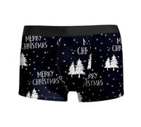 Boxershorts Herren Lustige Weihnachten Bedrucktes Unterhosen Atmungsaktiv Weihnachtsboxershort Männer Fashion Weihnachtsunterhose Weihnachts Retroshorts Freizeit Herrenunterwäsche