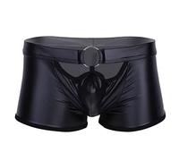 Boxershorts Herren Mit O-Ring Transparente Dessous Mini Swingerclub Outfit Höschen Push Up Unterhose Männer T-Rücken Sexy String Tanga Elefant Kostüm Sissy Kleidung Low Rise Unterwäsche Für Mann