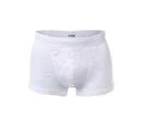 Boxershorts HOM "Boxershort Boxer Brief HO1 1er Pack", Herren, Gr. L, weiß, Obermaterial: 65% Baumwolle CO. 22% Modal CMD. 13% Elasthan EL., Unterhosen (30934637-L) weiß