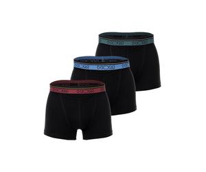 Boxershorts HOM "Boxershort Boxer Briefs HO1 3P - Tiago 2 3er Pack", Herren, Gr. L, schwarz, Obermaterial: 95% Baumwolle CO. 5% Elasthan EL., Unterhosen (79929324-L) schwarz