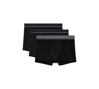 Boxershorts HOM "Boxershort Leonard 2 3er Pack", Herren, Gr. M, schwarz, Obermaterial: 95% Baumwolle CO. 5% Elasthan EL., Unterhosen (27478041-M) schwarz