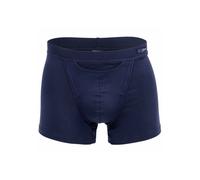 Boxershorts HOM "Boxershort Tencel Soft Comfort Boxer Brief 1er Pack", Herren, Gr. XXL, blau (dunkelblau), Obermaterial: 97% Lyocell CLY. 3% Elasthan EL., Unterhosen (45877327-XXL) dunkelblau