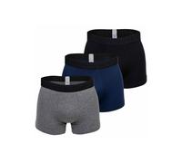 Boxershorts HOM "Tonal", Herren, Gr. XL, schwarz (schwarz, navy, grau), Single Jersey, Obermaterial: 95% Baumwolle, 5% Elasthan, körpernah, Unterhosen, Cotton-Mix, elastisch (73089029-XL) schwarz, nav