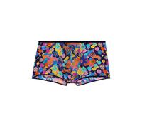 HOM Trunks Wonka – floraler Allover-Print – Schwarz Größe L