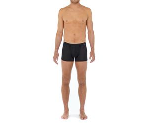 Boxershorts HOM "Tencel soft", Herren, Gr. M, schwarz, Obermaterial: 97% Lyocell, 3% Elasthan, körpernah, Unterhosen, weich, bequem, horizontaler Eingriff (33564243-M) schwarz