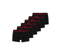 Boxershorts HUGO "Boxershort TRUNK TRIPLET PLANET 6er Pack", Herren, Gr. M, schwarz, Obermaterial: 95% Baumwolle CO. 5% Elasthan EL., Unterhosen (21325516-M) schwarz