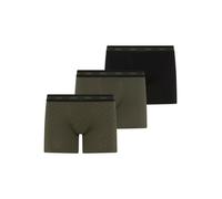 Boxershorts HUGO UNDERWEAR "BOXER BR PLANET DES", Herren, Gr. M (50), 3 Stk., schwarz (open miscellaneous 976), Jersey, Obermaterial: 95% Baumwolle, 5% Elasthan, eng, Unterhosen, elastischer Bund mit