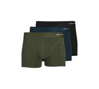 JACK & JONES Herren Jacbasic Bamboo Trunks Pack of 3 Noos Boxershorts, Forest Night, XXL EU
