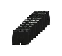 Boxershorts JACK & JONES "Boxershort JACHUEY TRUNKS 10 PACK JNR 10er Pack", Jungen, Gr. 176, schwarz, Obermaterial: 95% Baumwolle CO. 5% Elasthan EL., Unterhosen (96674237-176) schwarz