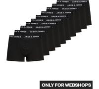 JACK & JONES Herren Boxershorts schwarz / weiß, Größe L, 5227707 Schwarz / Weiß L